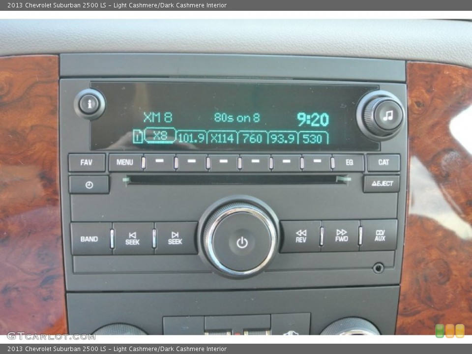 Light Cashmere/Dark Cashmere Interior Audio System for the 2013 Chevrolet Suburban 2500 LS #82450000