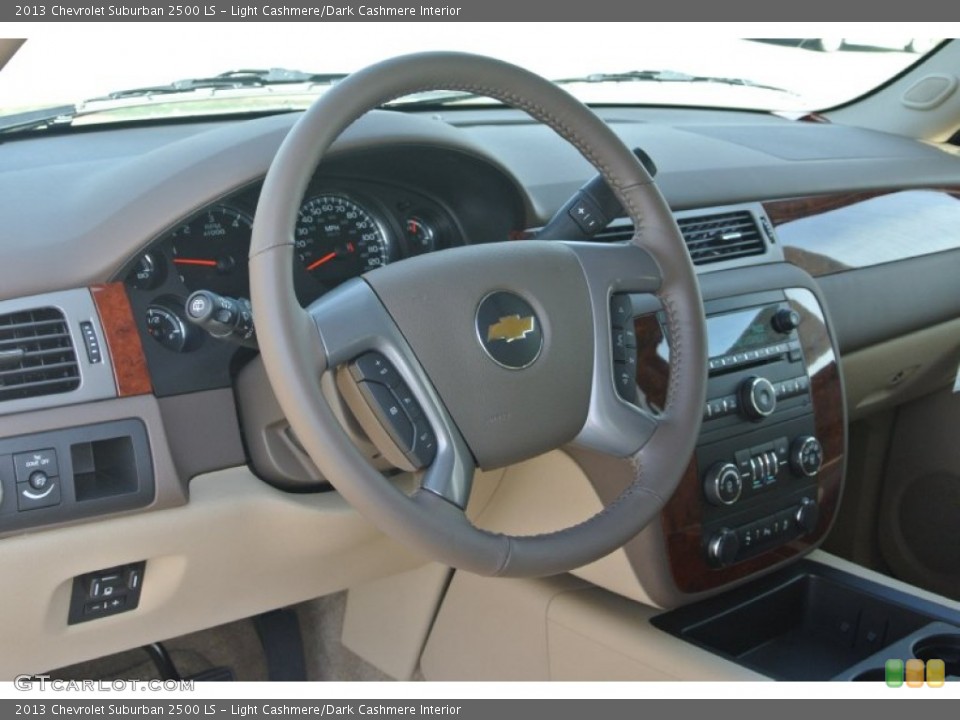 Light Cashmere/Dark Cashmere Interior Dashboard for the 2013 Chevrolet Suburban 2500 LS #82450203