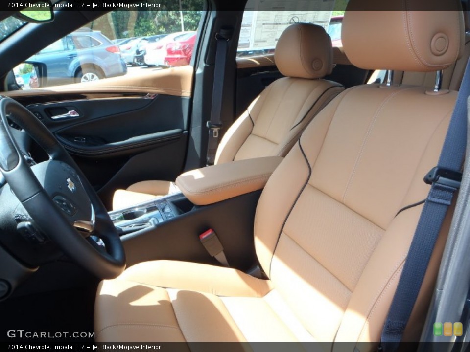 Jet Black/Mojave Interior Front Seat for the 2014 Chevrolet Impala LTZ #82450861