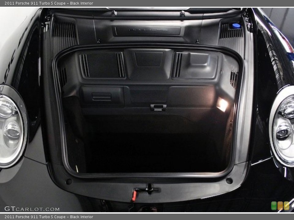 Black Interior Trunk for the 2011 Porsche 911 Turbo S Coupe #82450889