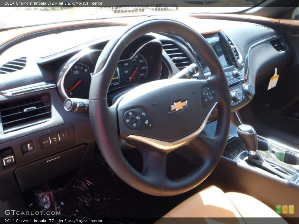 Jet Black/Mojave Interior Steering Wheel for the 2014 Chevrolet Impala LTZ #82450909