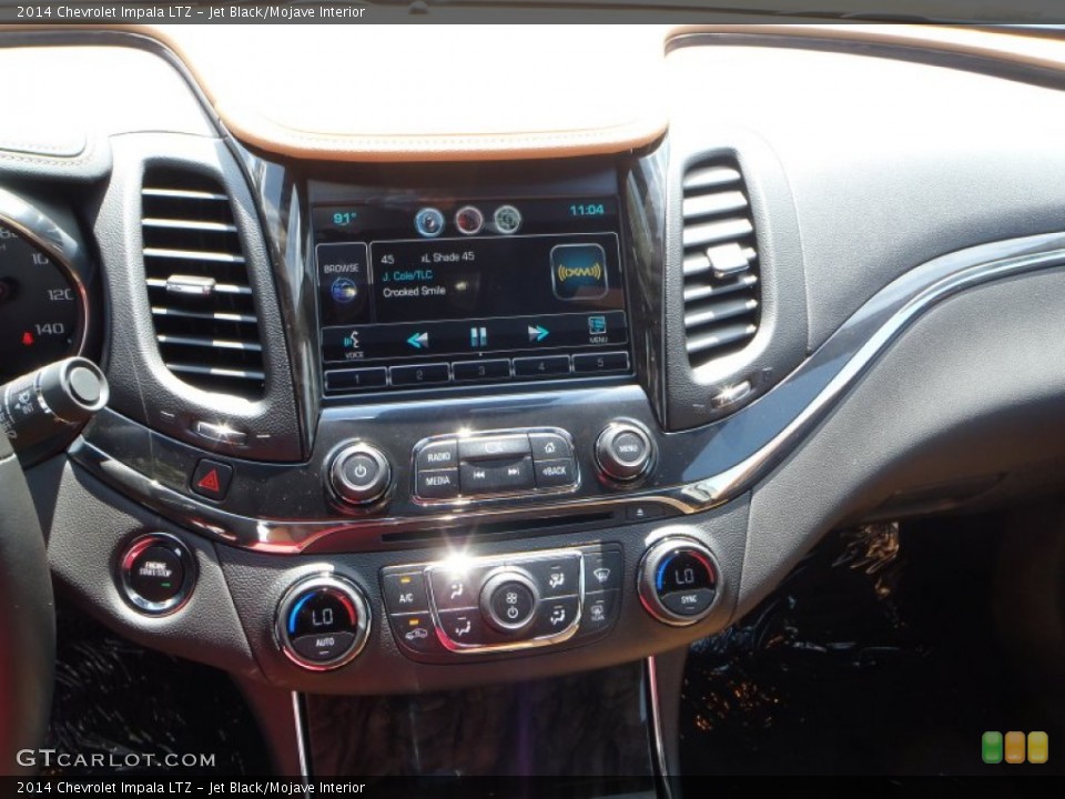 Jet Black/Mojave Interior Controls for the 2014 Chevrolet Impala LTZ #82450985