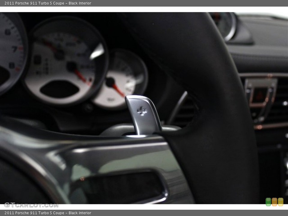 Black Interior Controls for the 2011 Porsche 911 Turbo S Coupe #82451437