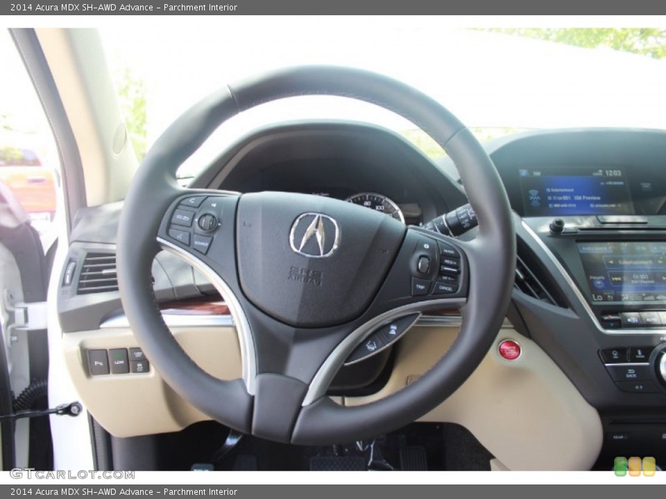 Parchment Interior Steering Wheel for the 2014 Acura MDX SH-AWD Advance #82451868