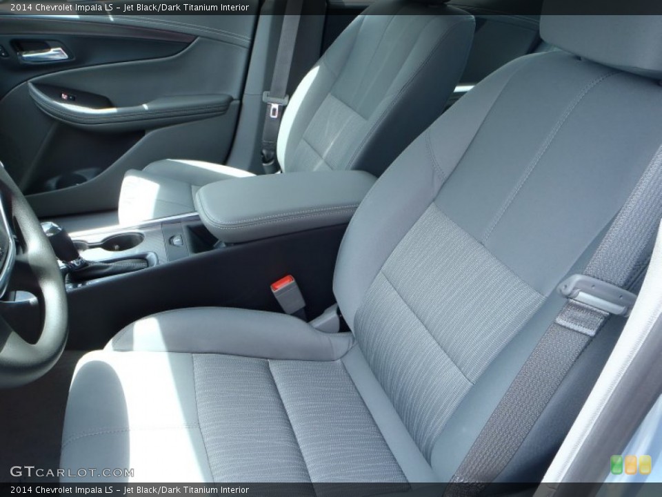 Jet Black/Dark Titanium Interior Front Seat for the 2014 Chevrolet Impala LS #82452532
