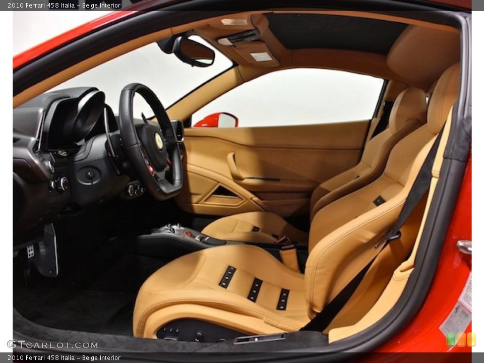 Beige Interior Photo for the 2010 Ferrari 458 Italia #82452566