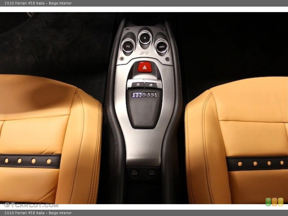 Beige Interior Transmission for the 2010 Ferrari 458 Italia #82452977