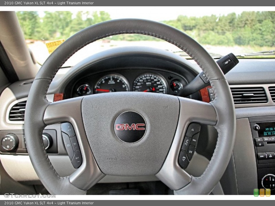 Light Titanium Interior Steering Wheel for the 2010 GMC Yukon XL SLT 4x4 #82454591