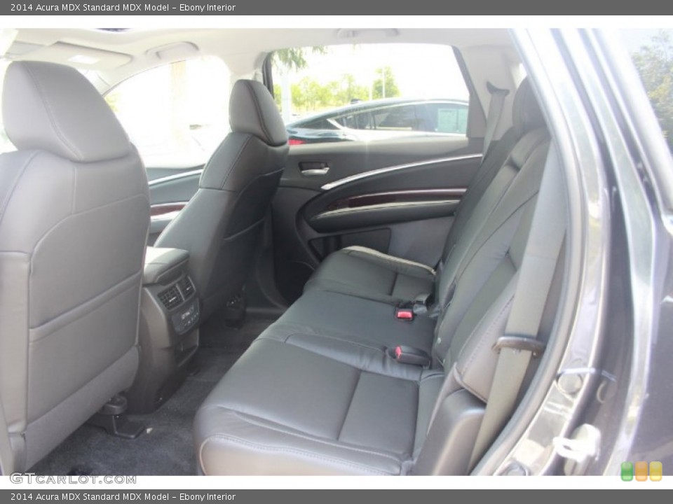 Ebony Interior Rear Seat for the 2014 Acura MDX  #82454668