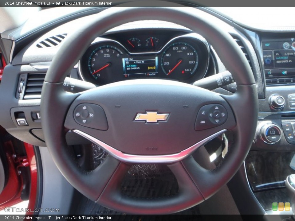 Jet Black/Dark Titanium Interior Steering Wheel for the 2014 Chevrolet Impala LT #82455319