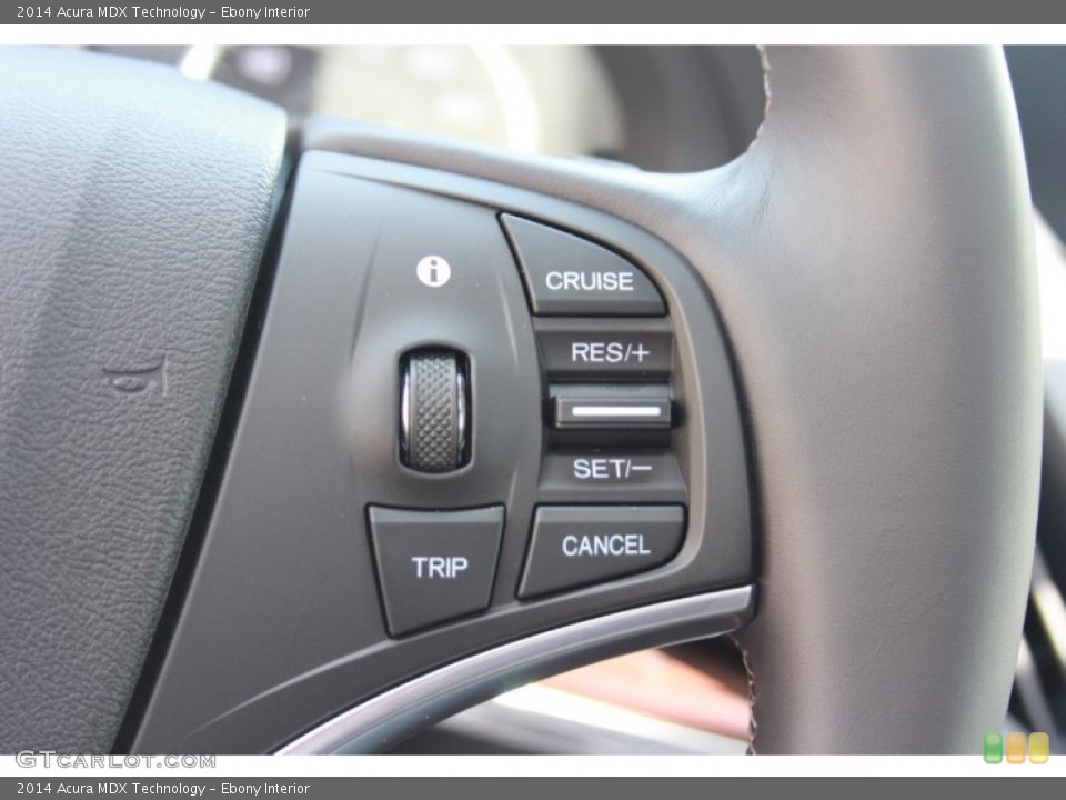 Ebony Interior Controls for the 2014 Acura MDX Technology #82456490