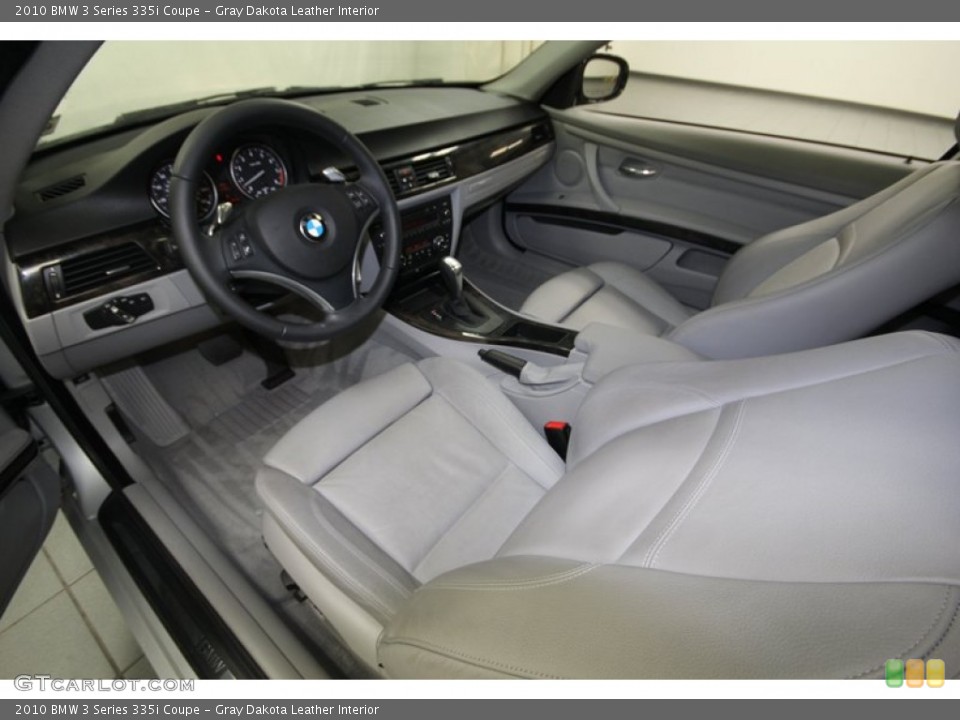 Gray Dakota Leather Interior Prime Interior for the 2010 BMW 3 Series 335i Coupe #82457440
