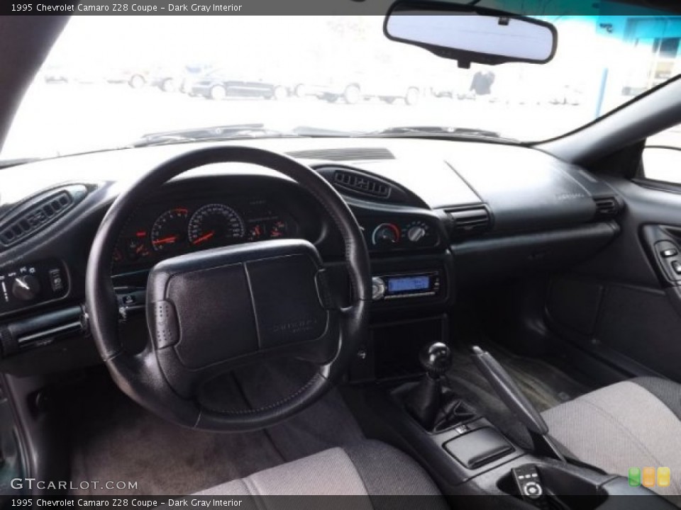 Dark Gray Interior Dashboard for the 1995 Chevrolet Camaro Z28 Coupe #82457513