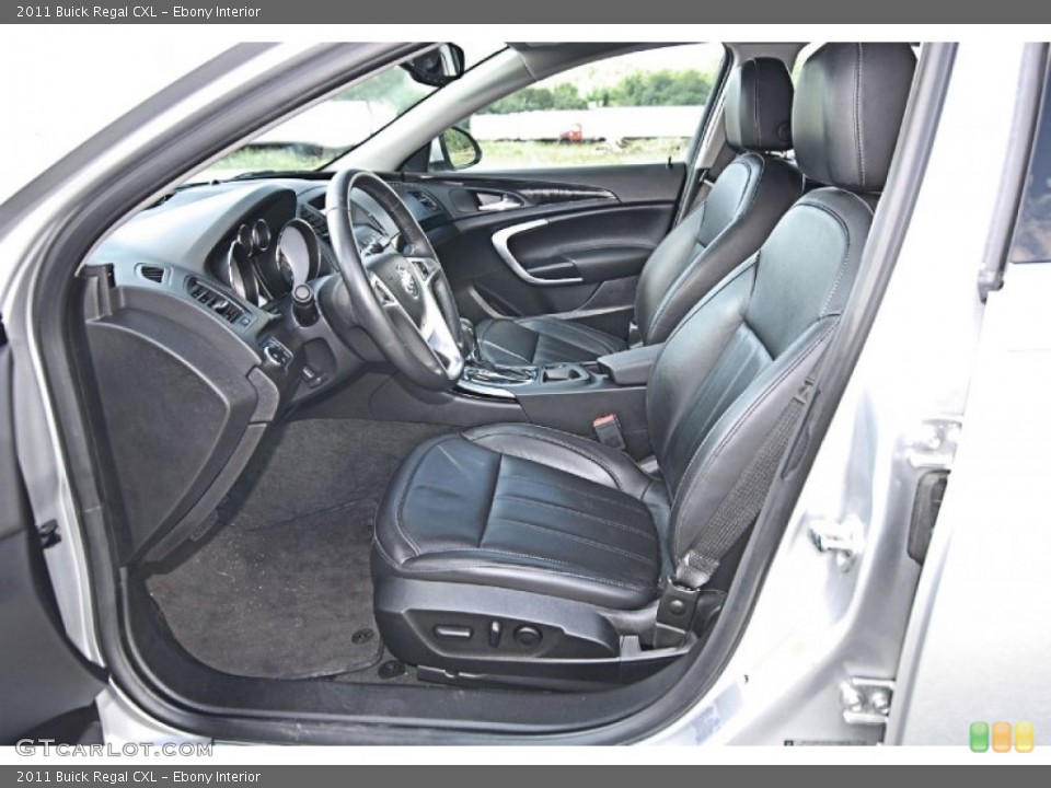 Ebony Interior Front Seat for the 2011 Buick Regal CXL #82457852