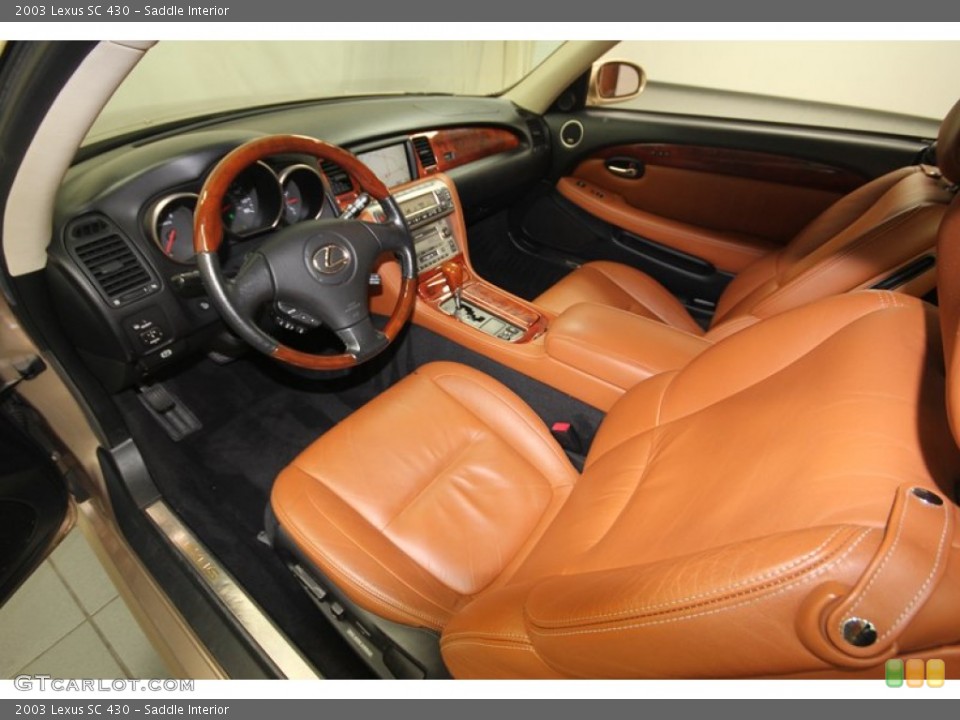 Saddle 2003 Lexus SC Interiors