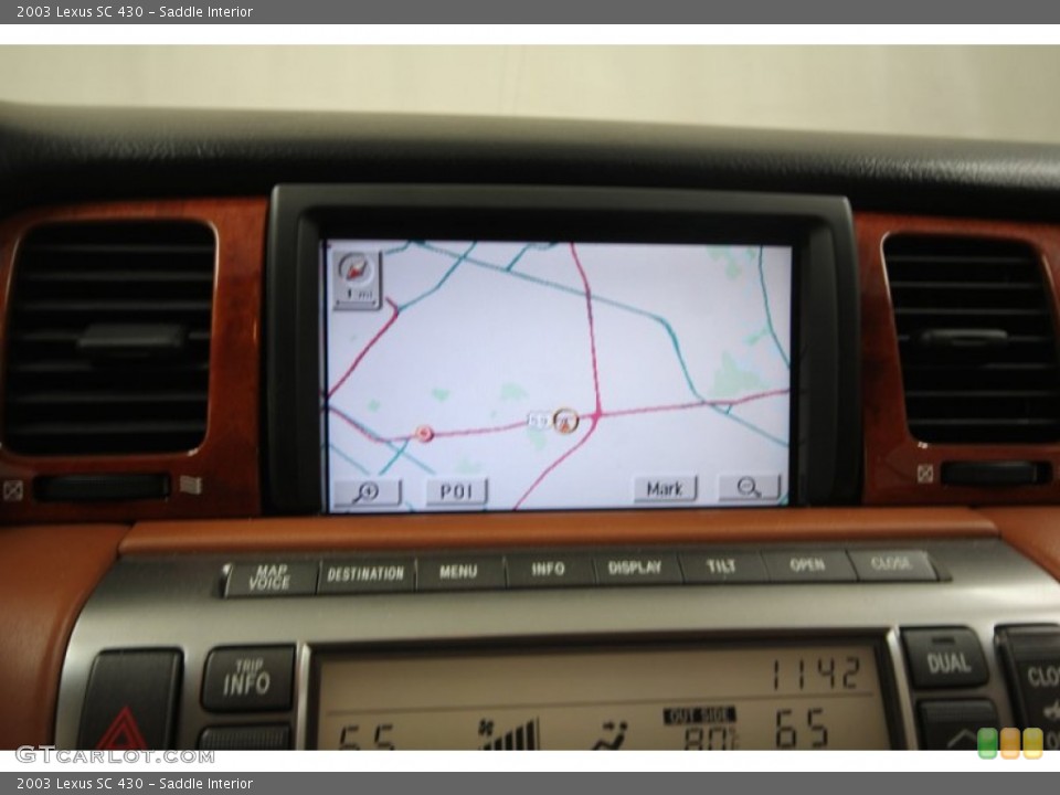 Saddle Interior Navigation for the 2003 Lexus SC 430 #82458441