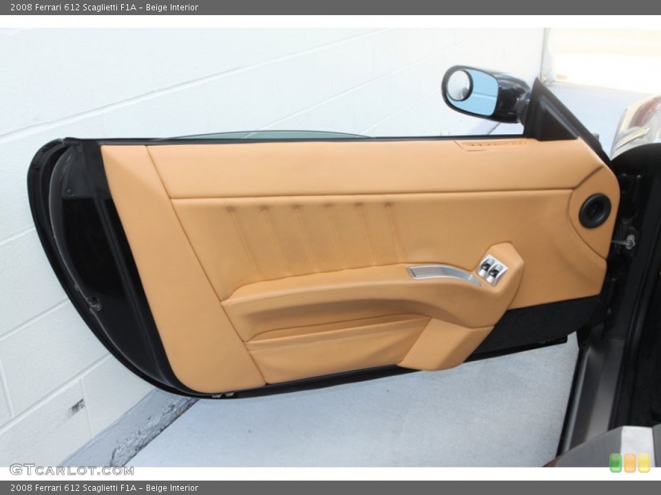 Beige Interior Door Panel for the 2008 Ferrari 612 Scaglietti F1A #82458468