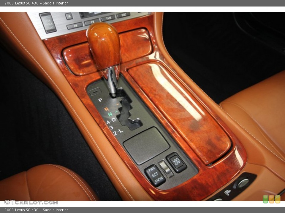 Saddle Interior Transmission for the 2003 Lexus SC 430 #82458497
