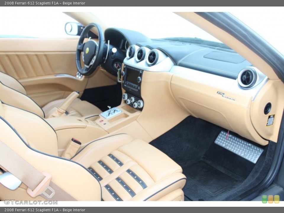Beige Interior Dashboard for the 2008 Ferrari 612 Scaglietti F1A #82458587