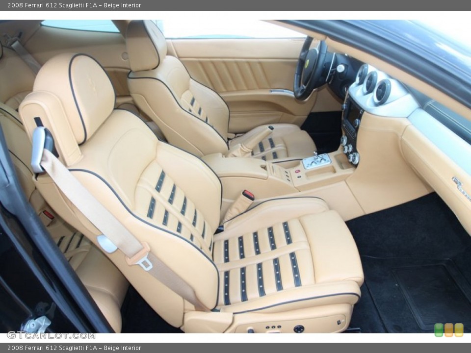 Beige Interior Front Seat for the 2008 Ferrari 612 Scaglietti F1A #82458608