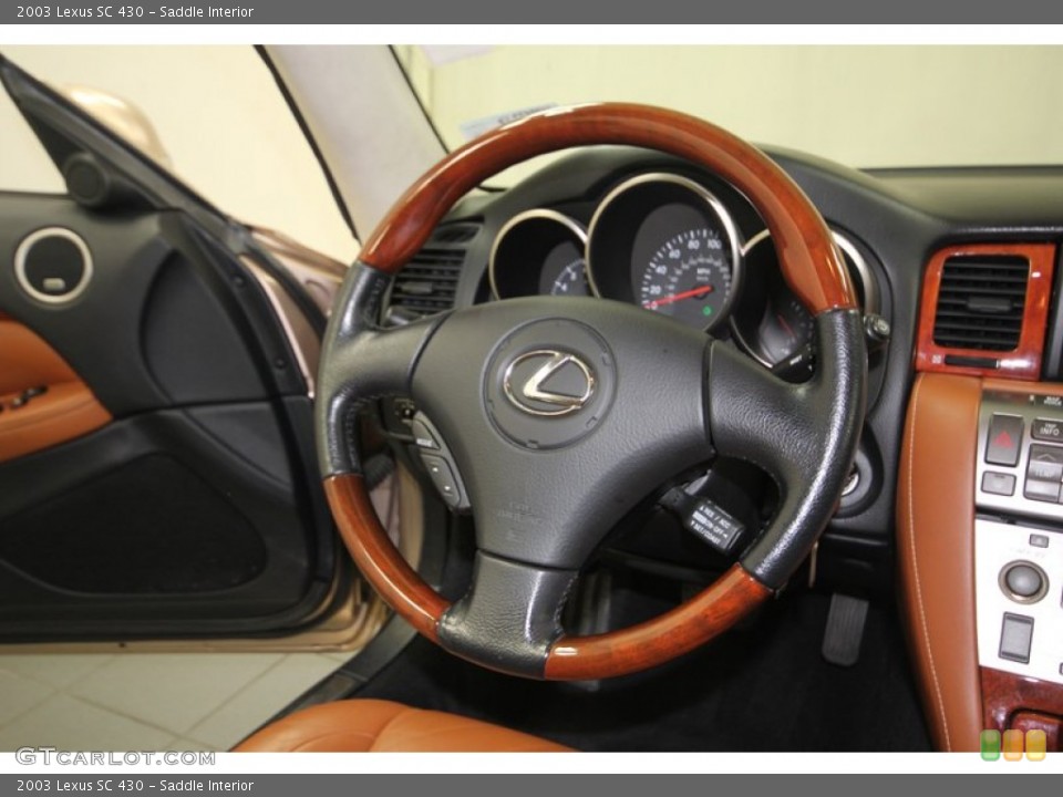 Saddle Interior Steering Wheel for the 2003 Lexus SC 430 #82458617