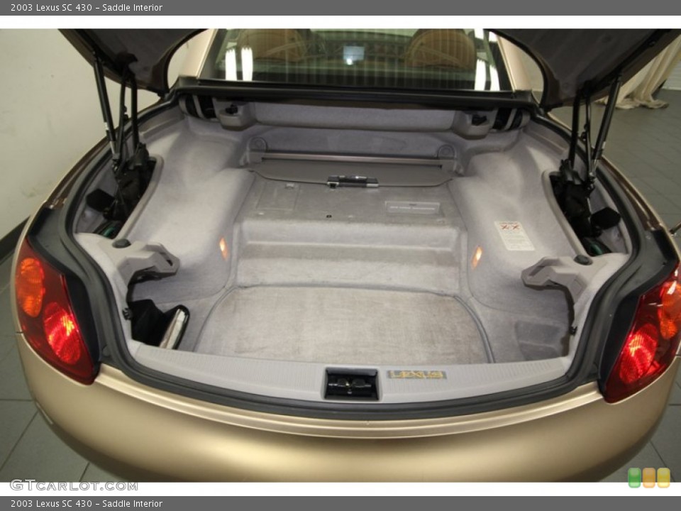 Saddle Interior Trunk for the 2003 Lexus SC 430 #82458638