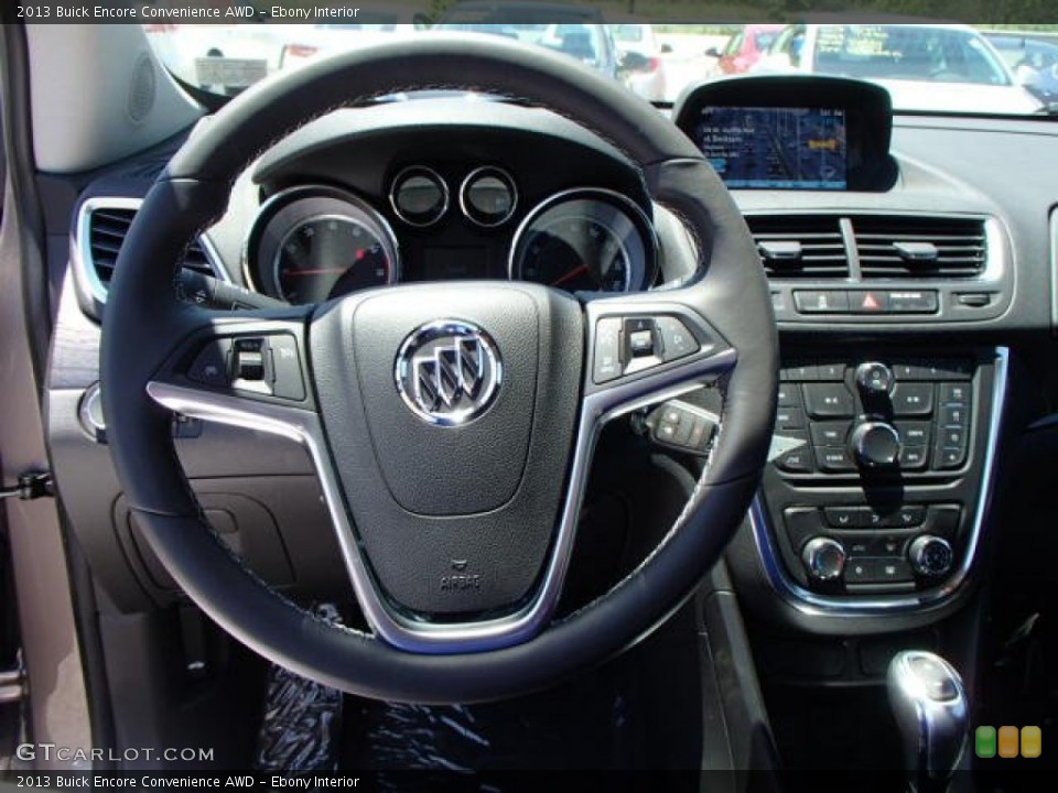 Ebony Interior Steering Wheel for the 2013 Buick Encore Convenience AWD #82460641