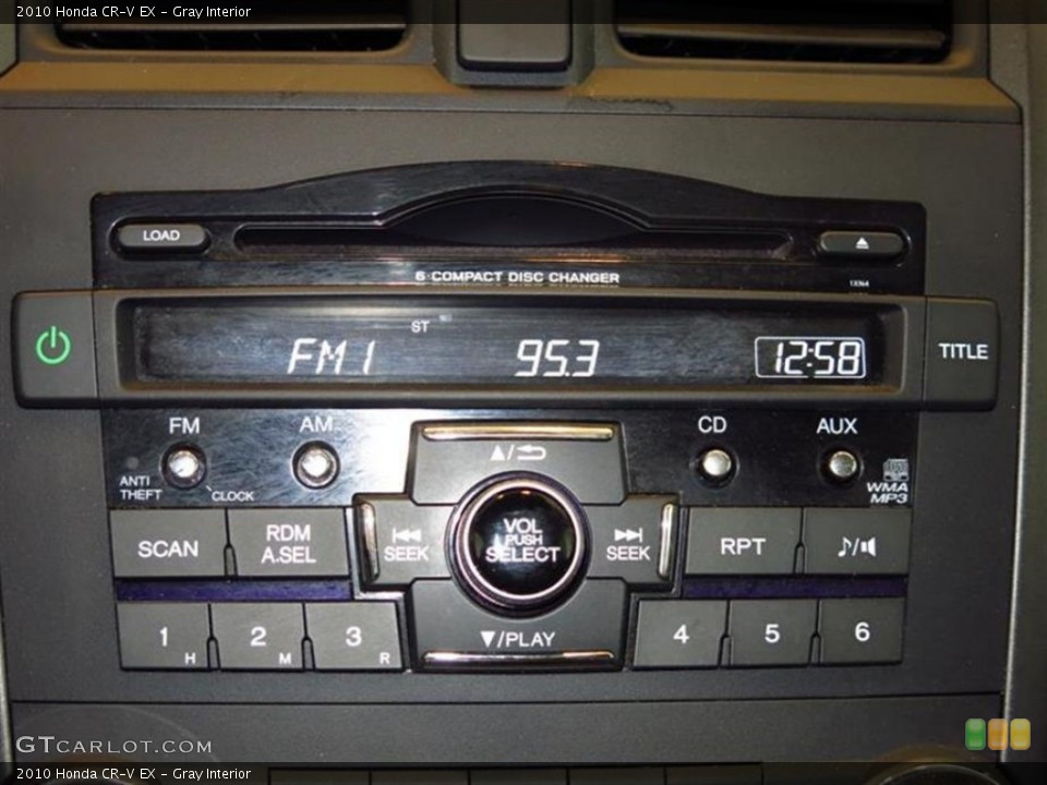 Gray Interior Audio System for the 2010 Honda CR-V EX #82461971