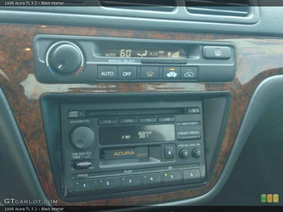 Black Interior Controls for the 1998 Acura TL 3.2 #82462340