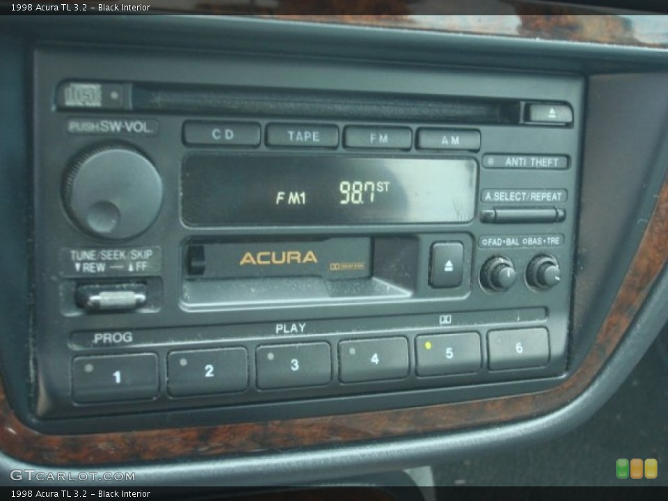 Black Interior Audio System for the 1998 Acura TL 3.2 #82462362
