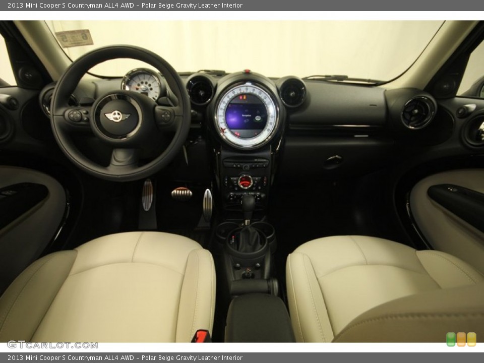 Polar Beige Gravity Leather Interior Dashboard for the 2013 Mini Cooper S Countryman ALL4 AWD #82462773