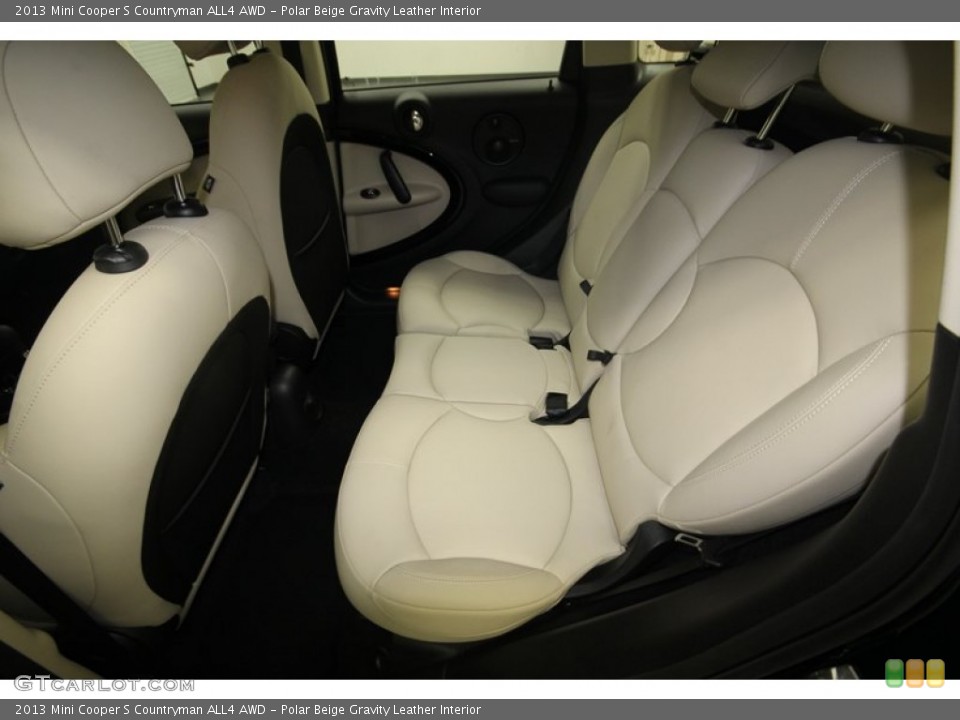 Polar Beige Gravity Leather Interior Rear Seat for the 2013 Mini Cooper S Countryman ALL4 AWD #82462917