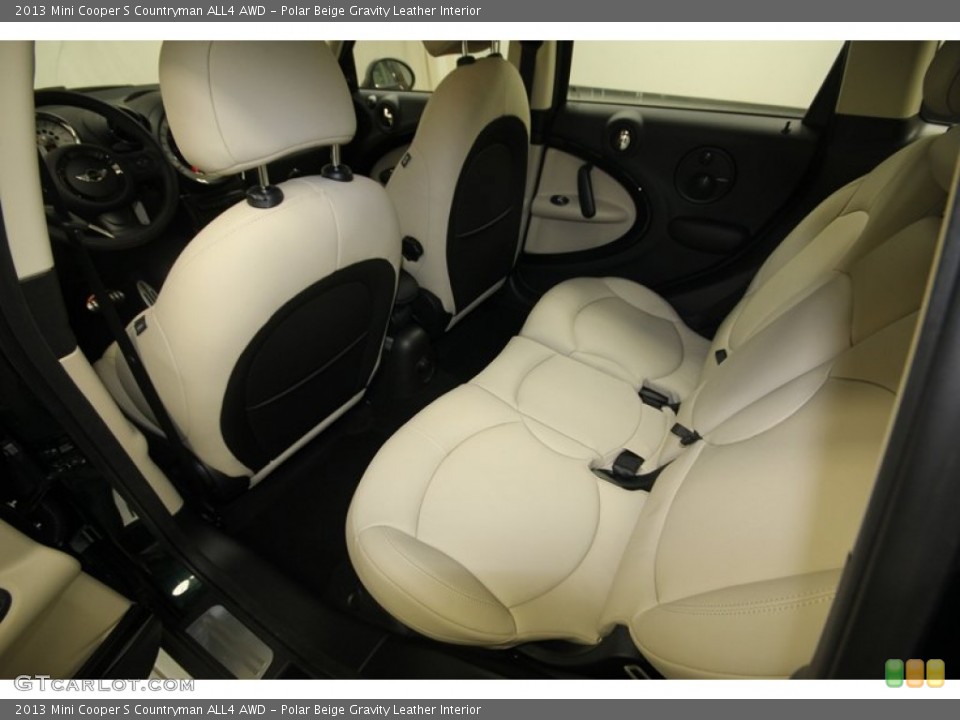 Polar Beige Gravity Leather Interior Rear Seat for the 2013 Mini Cooper S Countryman ALL4 AWD #82463262