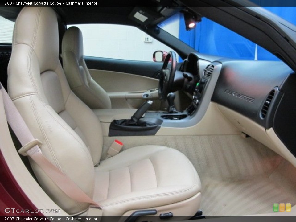 Cashmere Interior Front Seat for the 2007 Chevrolet Corvette Coupe #82466741
