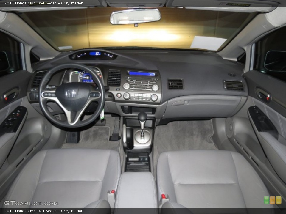 Gray Interior Dashboard for the 2011 Honda Civic EX-L Sedan #82469450
