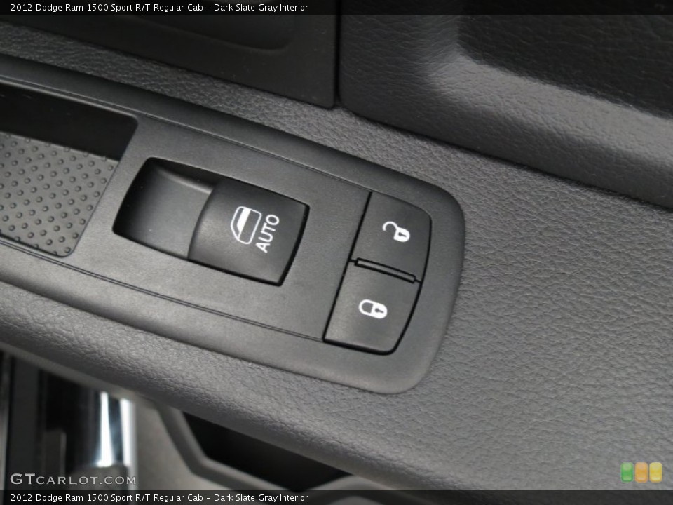 Dark Slate Gray Interior Controls for the 2012 Dodge Ram 1500 Sport R/T Regular Cab #82469868