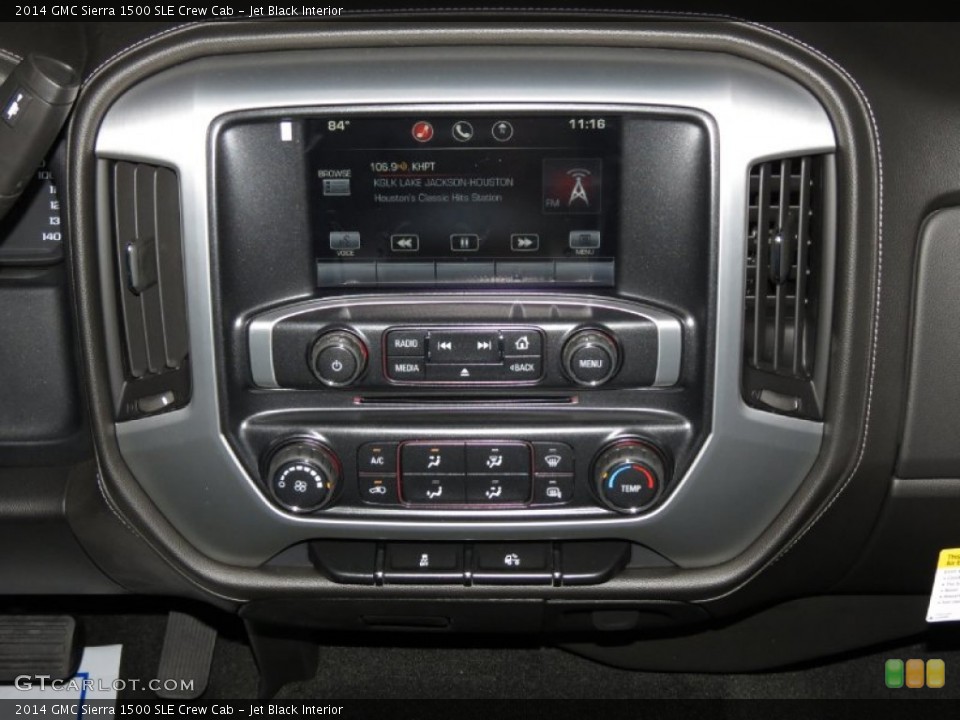 Jet Black Interior Controls for the 2014 GMC Sierra 1500 SLE Crew Cab #82470537
