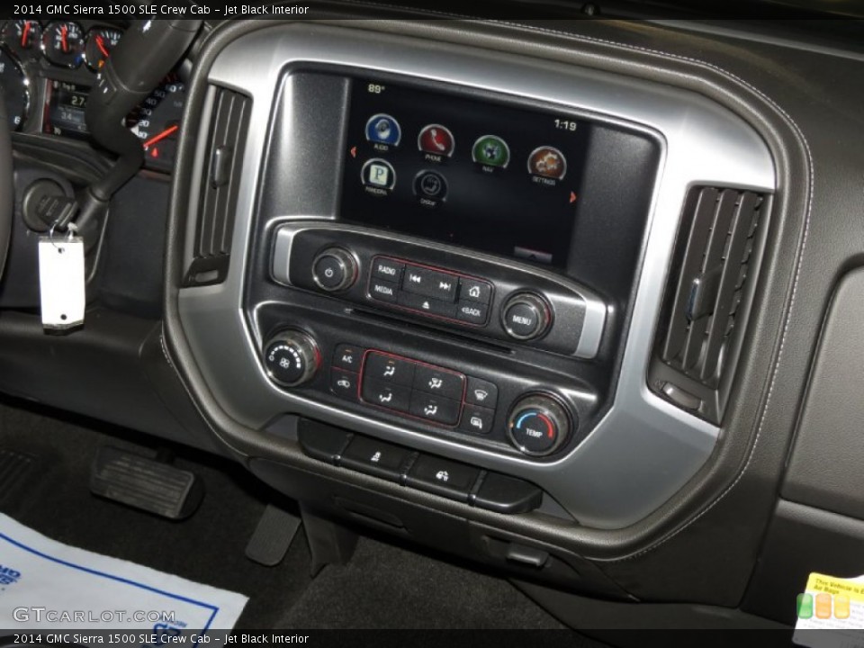 Jet Black Interior Controls for the 2014 GMC Sierra 1500 SLE Crew Cab #82470752