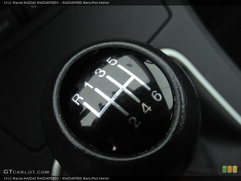 MAZDASPEED Black/Red Interior Transmission for the 2012 Mazda MAZDA3 MAZDASPEED3 #82474163