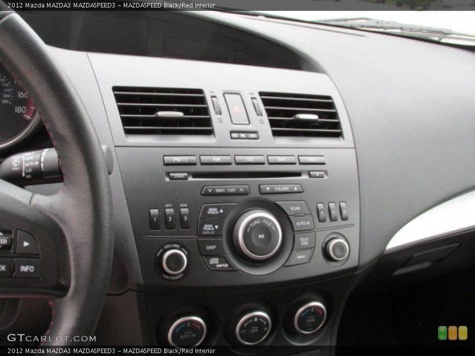 MAZDASPEED Black/Red Interior Controls for the 2012 Mazda MAZDA3 MAZDASPEED3 #82474190