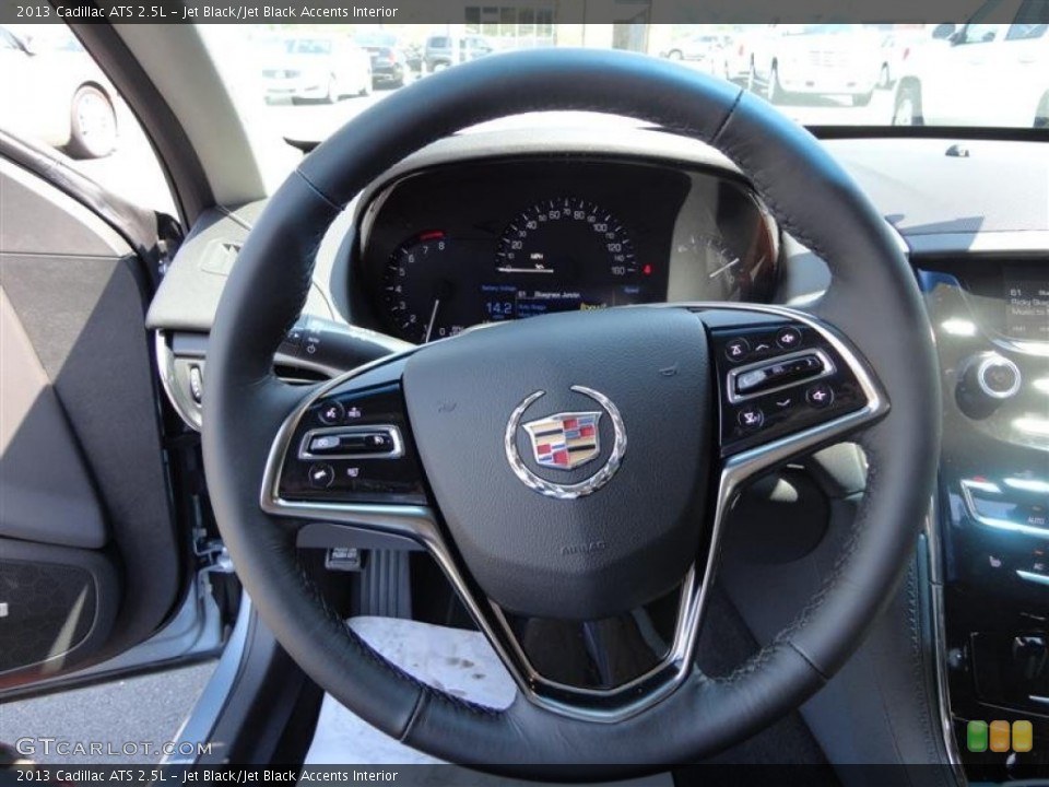 Jet Black/Jet Black Accents Interior Steering Wheel for the 2013 Cadillac ATS 2.5L #82476848