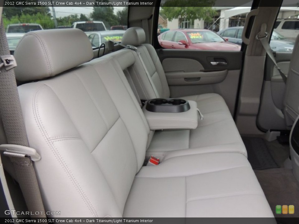 Dark Titanium/Light Titanium Interior Rear Seat for the 2012 GMC Sierra 1500 SLT Crew Cab 4x4 #82477595