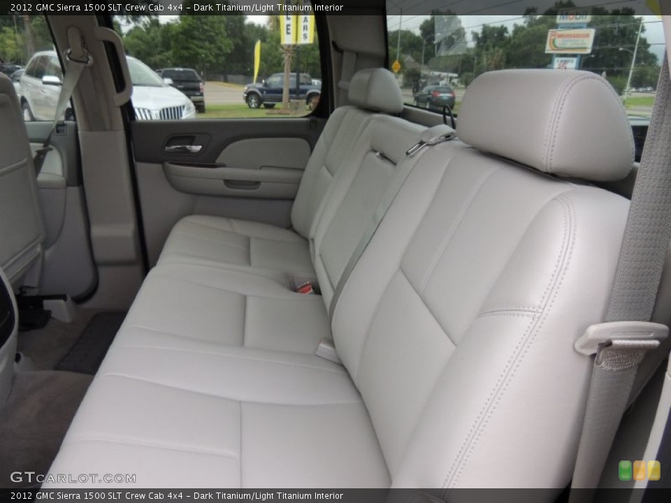 Dark Titanium/Light Titanium Interior Rear Seat for the 2012 GMC Sierra 1500 SLT Crew Cab 4x4 #82477643