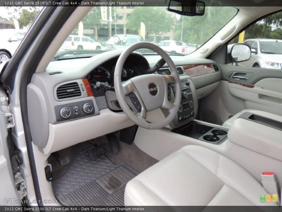 Dark Titanium/Light Titanium Interior Prime Interior for the 2012 GMC Sierra 1500 SLT Crew Cab 4x4 #82477691