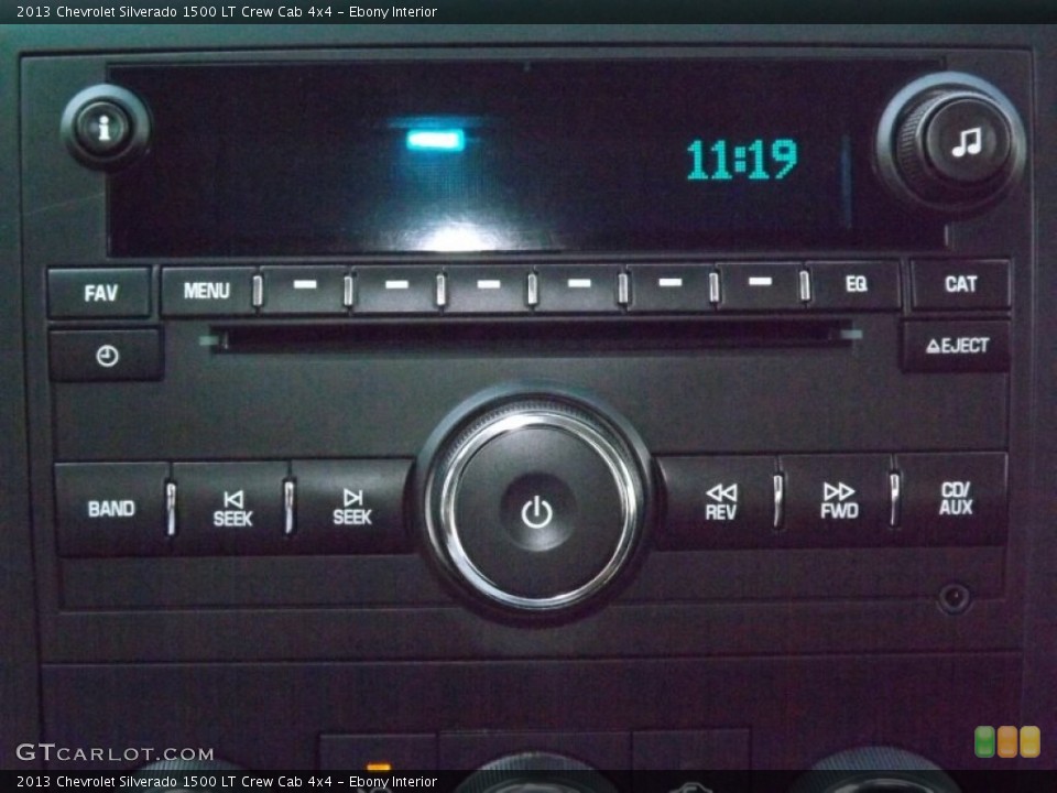 Ebony Interior Audio System for the 2013 Chevrolet Silverado 1500 LT Crew Cab 4x4 #82477973