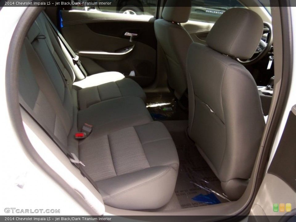 Jet Black/Dark Titanium Interior Rear Seat for the 2014 Chevrolet Impala LS #82478039