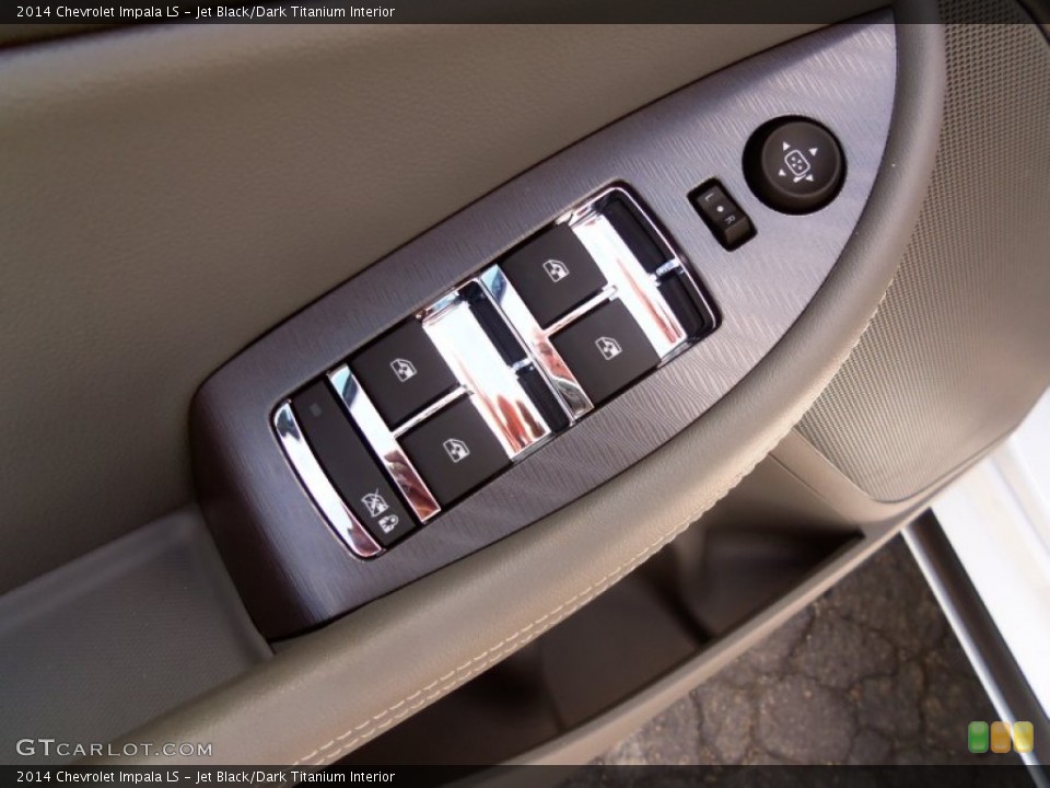 Jet Black/Dark Titanium Interior Controls for the 2014 Chevrolet Impala LS #82478135