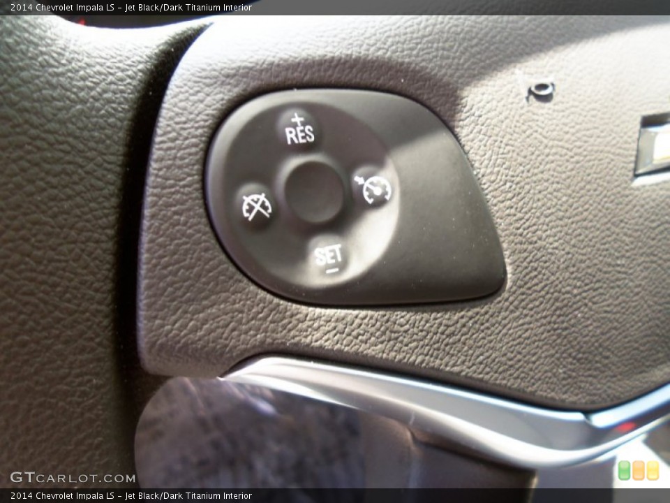 Jet Black/Dark Titanium Interior Controls for the 2014 Chevrolet Impala LS #82478201