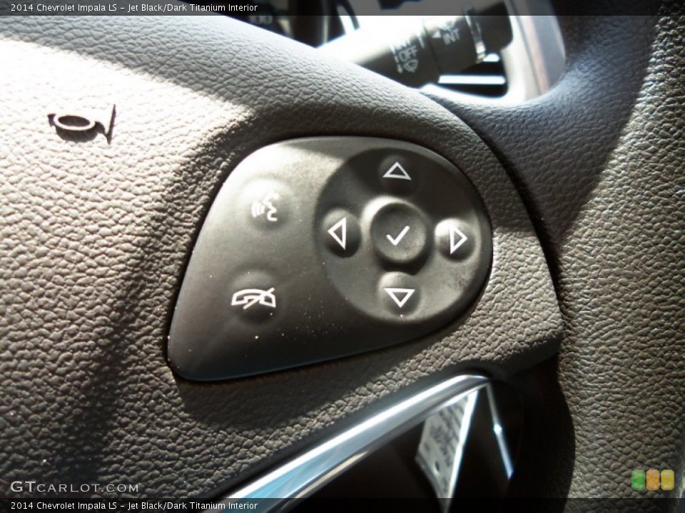 Jet Black/Dark Titanium Interior Controls for the 2014 Chevrolet Impala LS #82478284