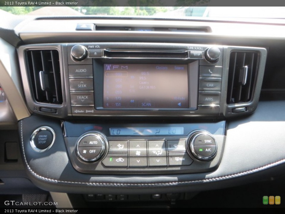 Black Interior Controls for the 2013 Toyota RAV4 Limited #82480664